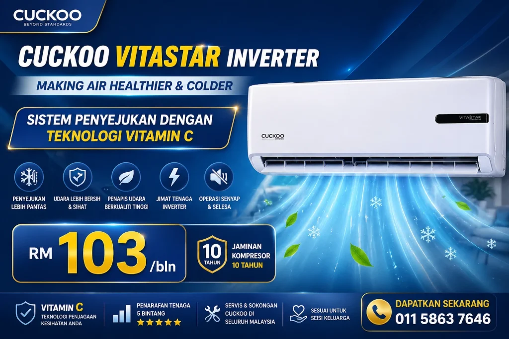 Aircond Cuckoo VitaStar